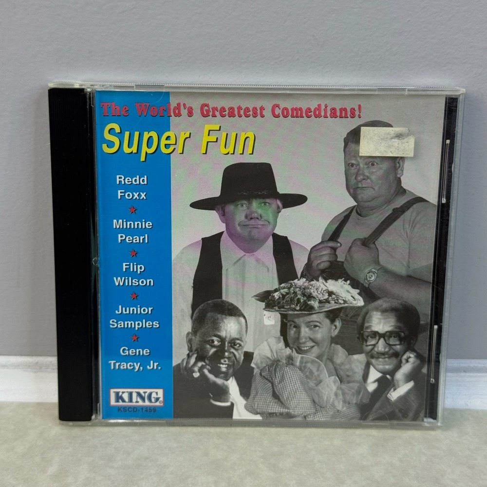 The Worlds‎ Greatest Comedians: Super Fun (CD 1996 King Records) Comedy Music